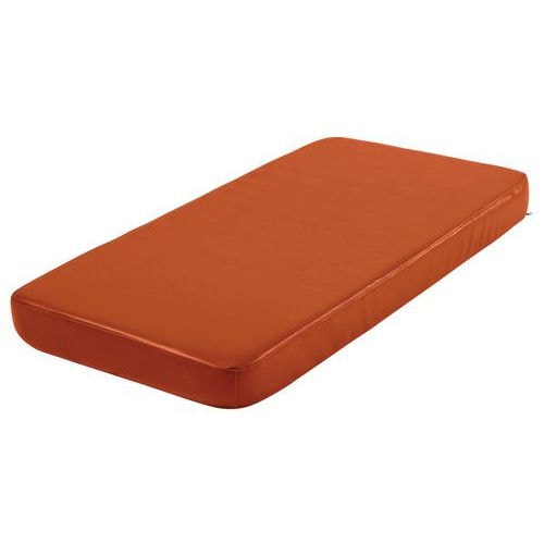 Coussin matelas 60 x 120 cm, coloris orange - Image principale