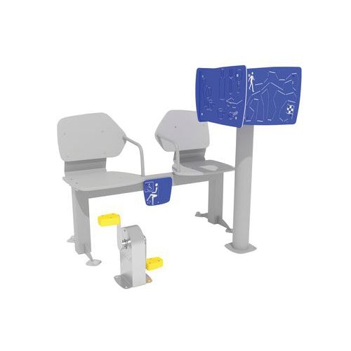 Banc pédale et mentalcube I Alzheimer - Image principale