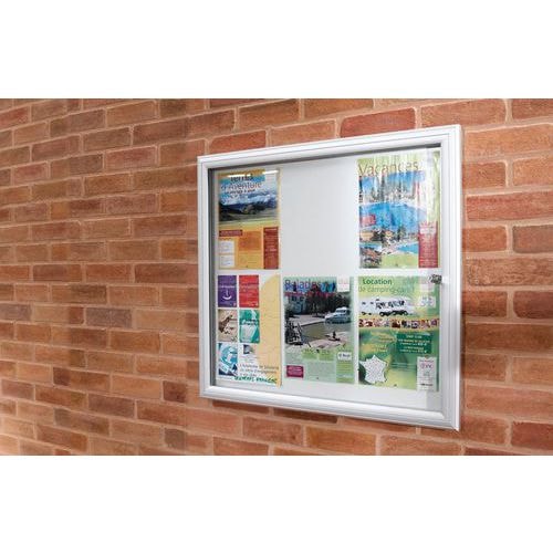 Vitrine affichage extérieur Reverso porte plexiglas Planorga - Image principale