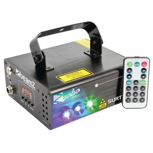 Double Laser Surtur II RG Gobo DMX IRC LED bleue 3 W - Image principale