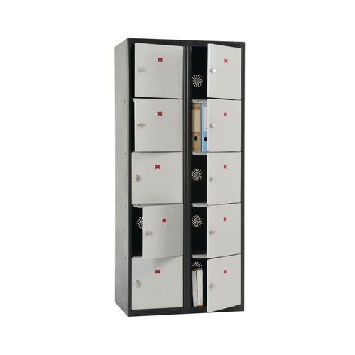 Armoire vestiaire multicasiers non visitables 10 casiers - Image principale