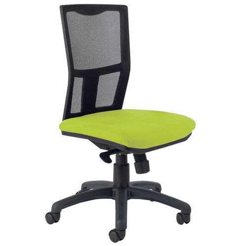 Chaise de bureau Ritz contact synchrone réglage lombaire assise tissu Anis - Image principale