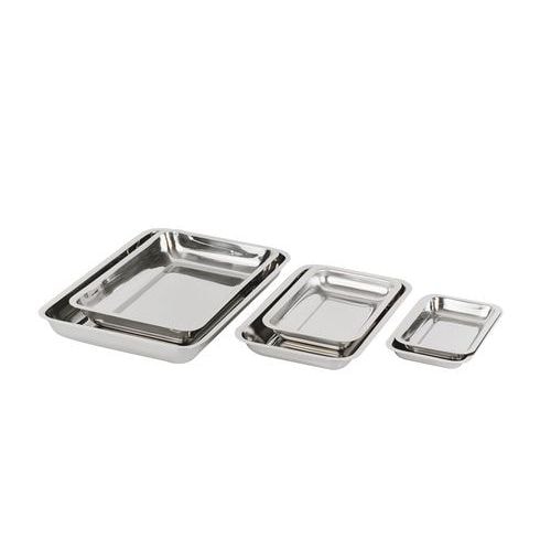 Le plateau inox 30 x 21 x 4 cm - Image principale