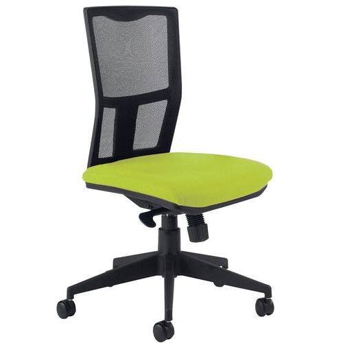 Chaise de bureau Ritz dossier résille noire - Manutan Expert - Image principale