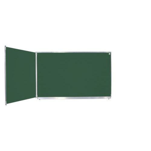 Tableau dyptique émaillé vert cadre alu strié naturel - Manutan Expert - Image principale