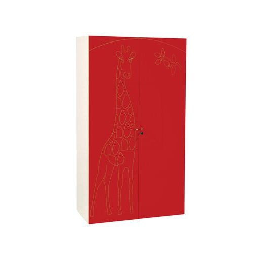 Armoire 2 portes Zébulon décor girafe - Image principale