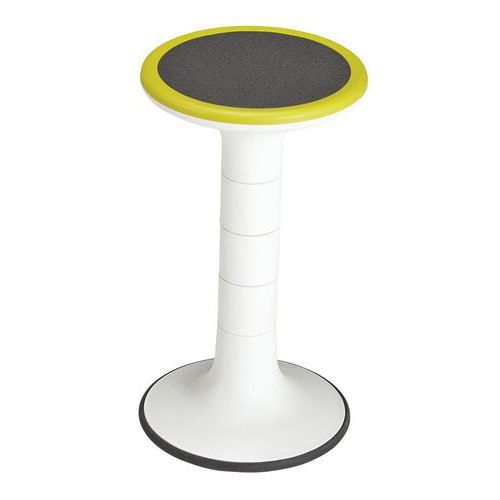 Tabouret Mogoo T2 à T7 assise noire et moutarde - Image principale