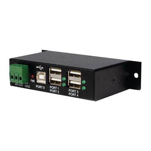 Hub USB industriel robuste 4 ports montable - Image principale