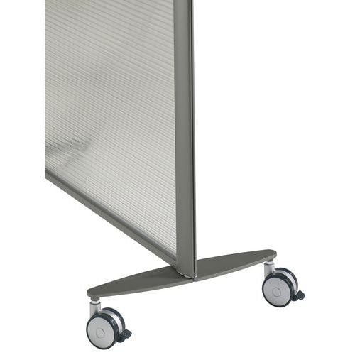 Pied de stabilisation sur roulettes pour cloison KPrim Argile - Image principale