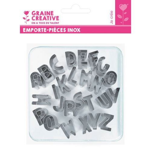Lot 26 emporte pièces lettres 2.5 cm - Image principale