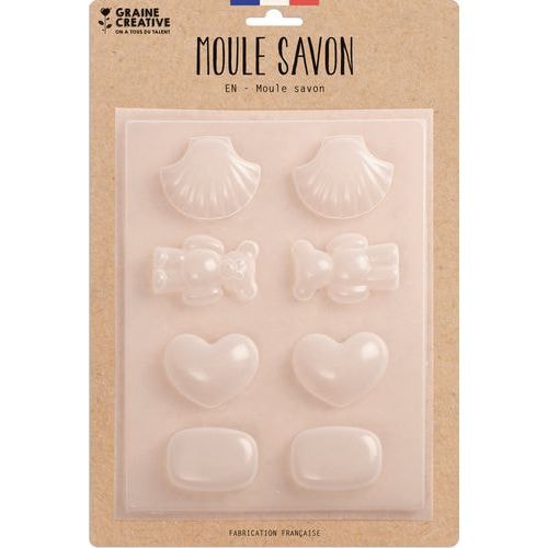 Lot 8 moules à petits savons fantaisie - Image principale