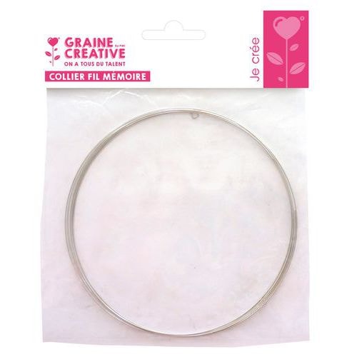 Collier fil mémoire acier, 5 tours - Image principale