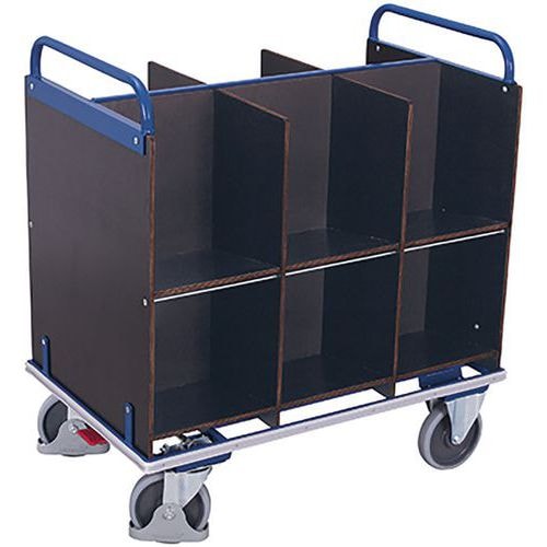 Chariot porte-documents avec 12 casiers - Image principale