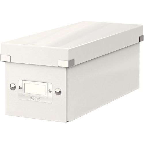 Lot de 6 Boîte de rangement Leitz Click & Store, format CD Blanc - Image principale