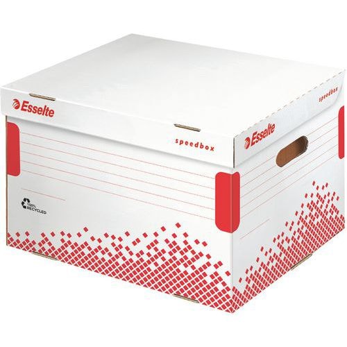 Lot de 15 Conteneur Esselte Speedbox, pour classeurs à levier Blanc - Image principale