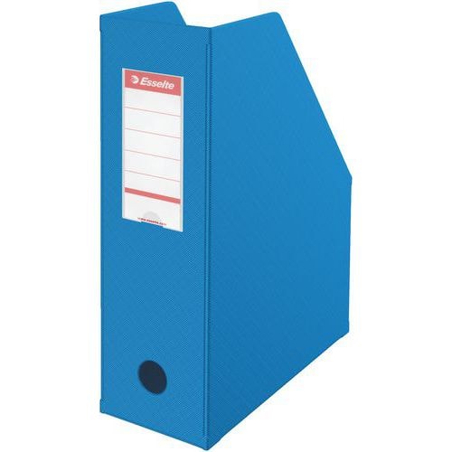 Lot de 10 Porte-revues Esselte, PVC, A4/100 mm VIVIDA bleu - Image principale
