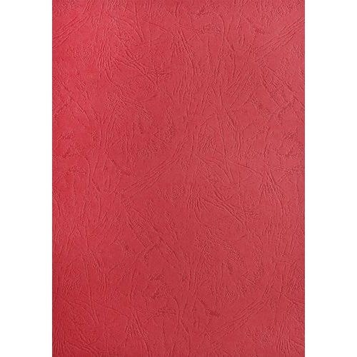 Carton 'veiné cuir' (Boite de 100) - rouge - Image principale