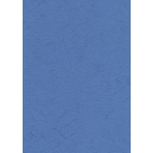 Carton 'veiné cuir' (Boite de 100) - bleu - Image principale