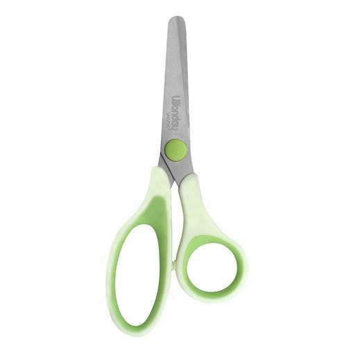 Ciseaux bouts ronds 13 cm uni'vert - Image principale