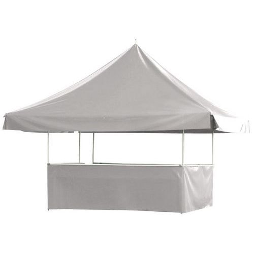 Stand buvette 4,50x4,50 m - blanc - Image principale