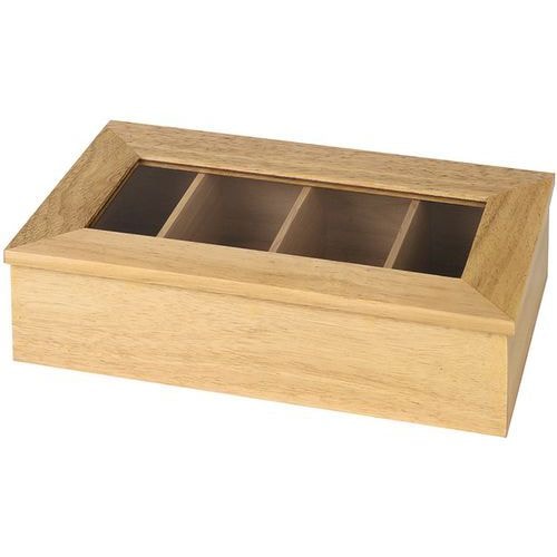 Boîte à thé en bois pour 30 scahets - Image principale