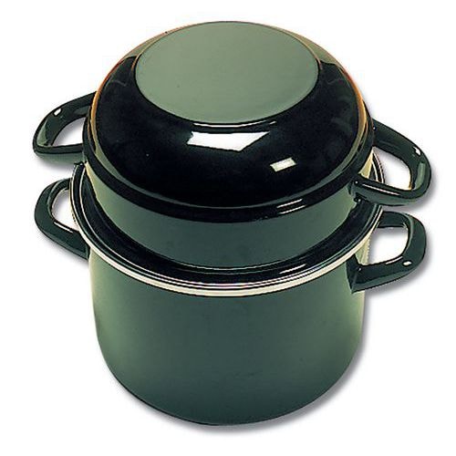 Cocotte à moules en inox 18x18 cm 2L noir - Image principale