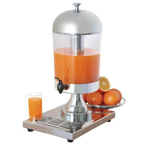 Fontaine à Jus de fruits en inox 8L transparent - Image principale