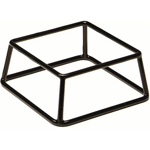 Support saladier en zinc 18x18x8 cm noir - Image principale