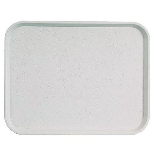 Plateau en polyester 46x36 cm gris fumé-Basik -PlAtex - Image principale