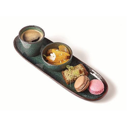 Tasse conique en grès 140cl vert émeraude - Image principale