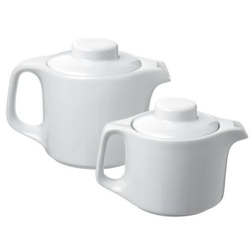 Couvercle théière en porcelaine 43cl blanc-Delta - Image principale