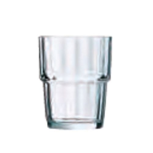 Lot de 12 gobelets collectivités en verre 16cl transparent-Norvege - Image principale