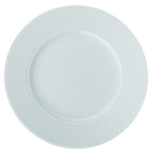 Assiette plate en porcelaine ø27 cm blanc-Panama - Image principale