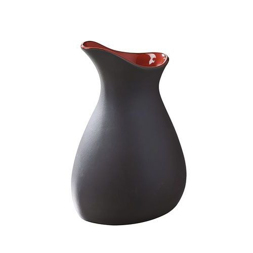 Crémier en porcelaine 10cl noir/rouge piment-Solid & Likid-Revol - Image principale