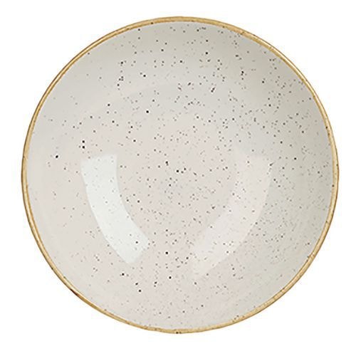 Assiette creuse en porcelaine ø24,8 cm ivoire-Stonecast-Churchill - Image principale
