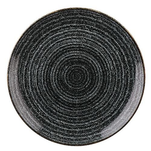 Assiette plate en porcelaine ø16,5 cm noir-Studio Print-Churchill - Image principale