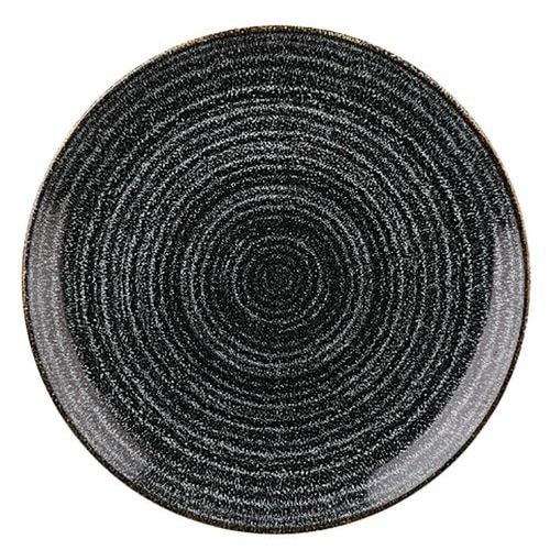 Assiette plate en porcelaine ø28,8 cm noir-Studio Print-Churchill - Image principale