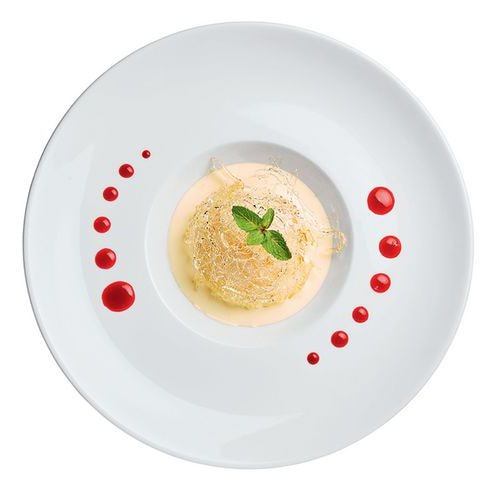 Assiette en porcelaine ø27 cm blanc-Centro-Vista Alegre - Image principale