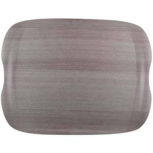 Plateau en stratifié 43x33 cm gris-Wave-Roltex - Image principale