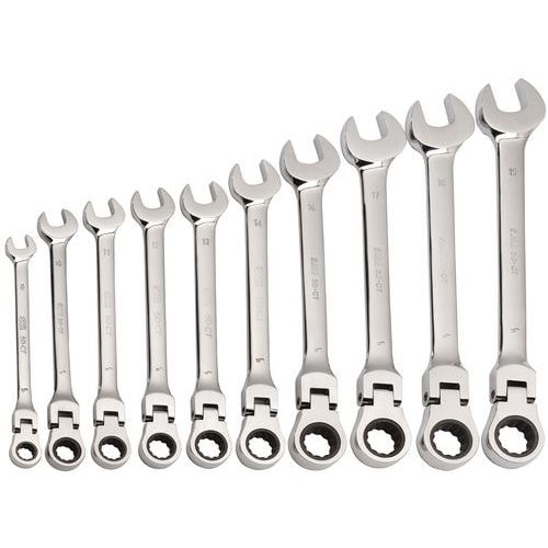 Clés mixtes à cliquet articulées (x10) - Image principale