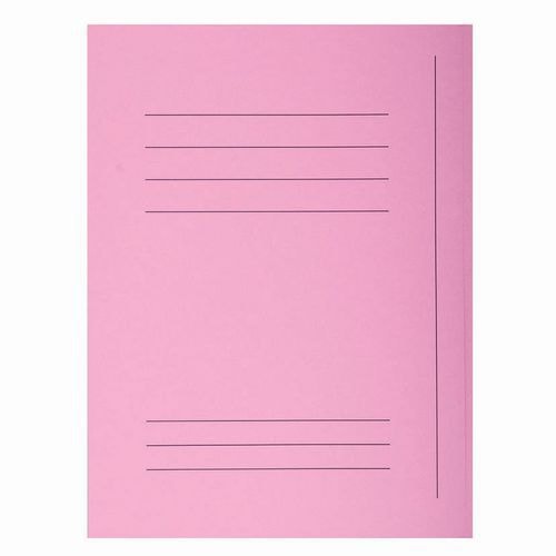 Lot de 50 Chemises imprimées 3 rabats SUPER 210 - 24x32cm-Rose - Image principale