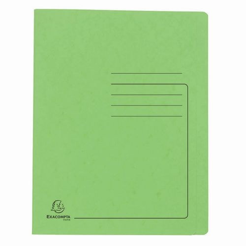 Lot de 25 Chemises à lamelle carte lustrée - A4-Tilleul - Image principale