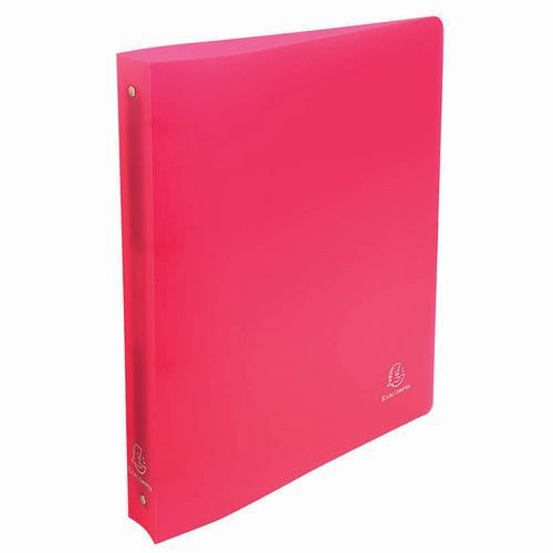 Lot de 10 Classeur 4 anneaux 30 mm polypropylène Chromaline maxi-Rouge - Image principale