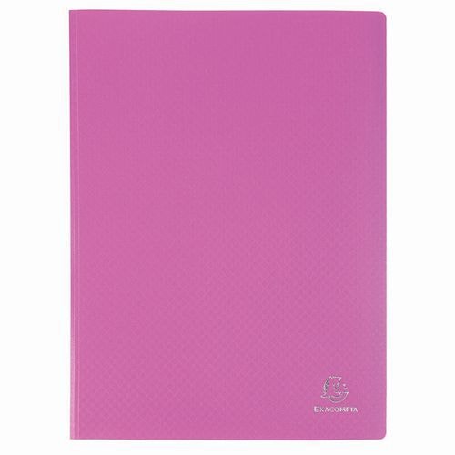Lot de 8 Protège-doc en PP 5/10e OPAK poch. Cristal 120 vues -Rose - Image principale
