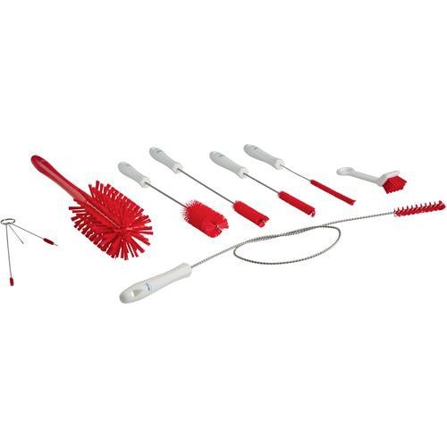 Lot de 5 Brosse kit sundae, Rouge - Image principale