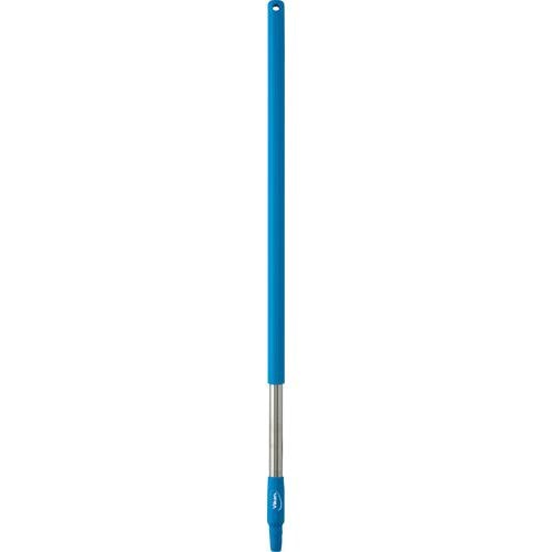 Lot de 5 Manche inox, Ø31 mm, 1025 mm, Bleu - Image principale