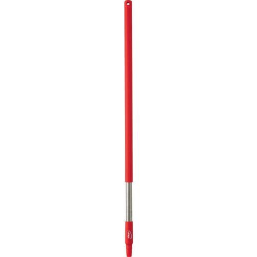 Lot de 5 Manche inox, Ø31 mm, 1025 mm, Rouge - Image principale