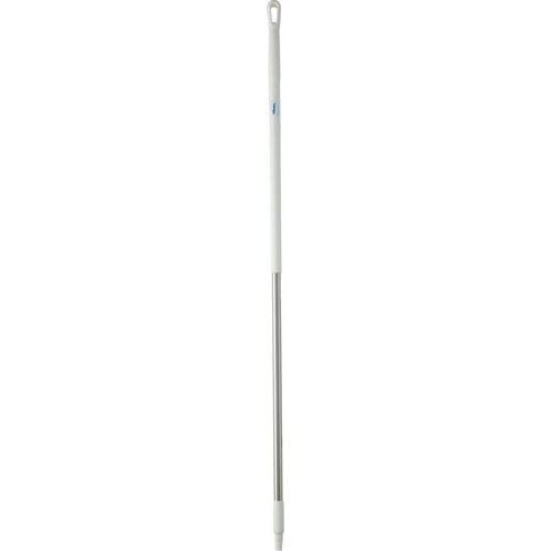Lot de 5 Manche en acier inoxydable, Ø31 mm, 1510 mm, Blanc - Image principale