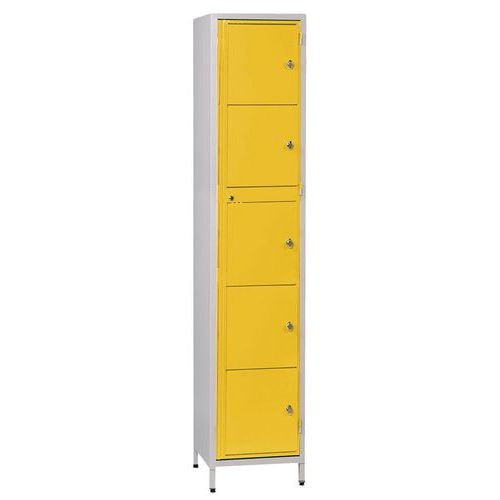 Armoire visitable Gamma avec pieds 1 colonne - Manutan Expert - Image principale