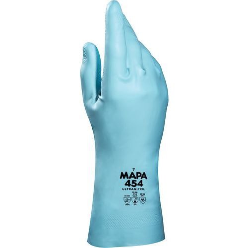 Gants étanches hypoallergéniques Ultranitril 454 - Image principale